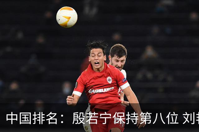 中国排名：殷若宁保持第八位 刘艳58位王馨迎72位